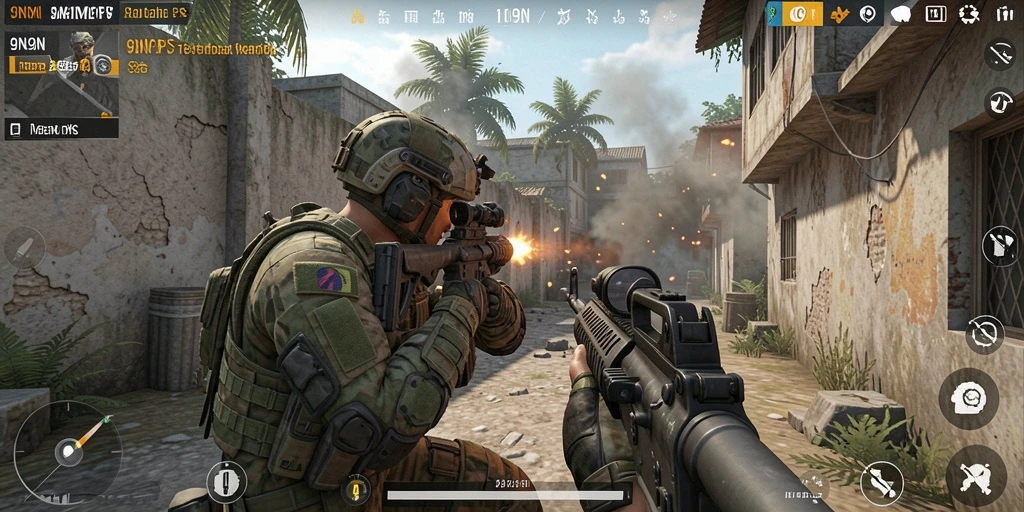 Tampilan gameplay seru di dalam <strong>9N9N</strong> yang menegangkan.