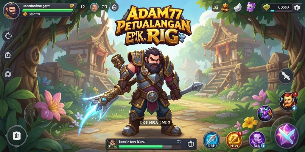 Tampilkan gameplay seru dari ADAM77 di dunia RPG.