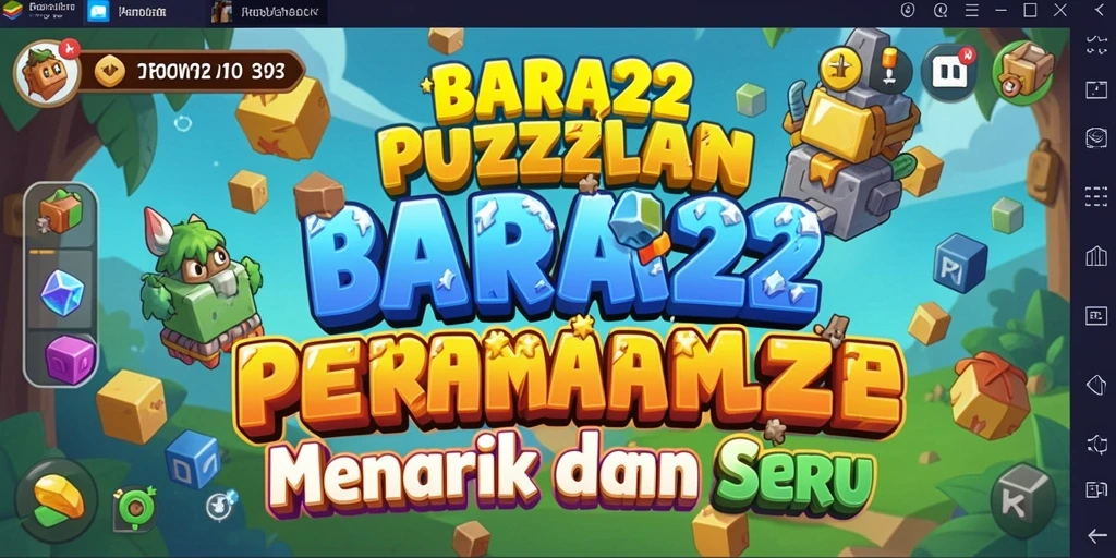Tampilan gameplay BARA22 yang menarik dan penuh tantangan puzzle.