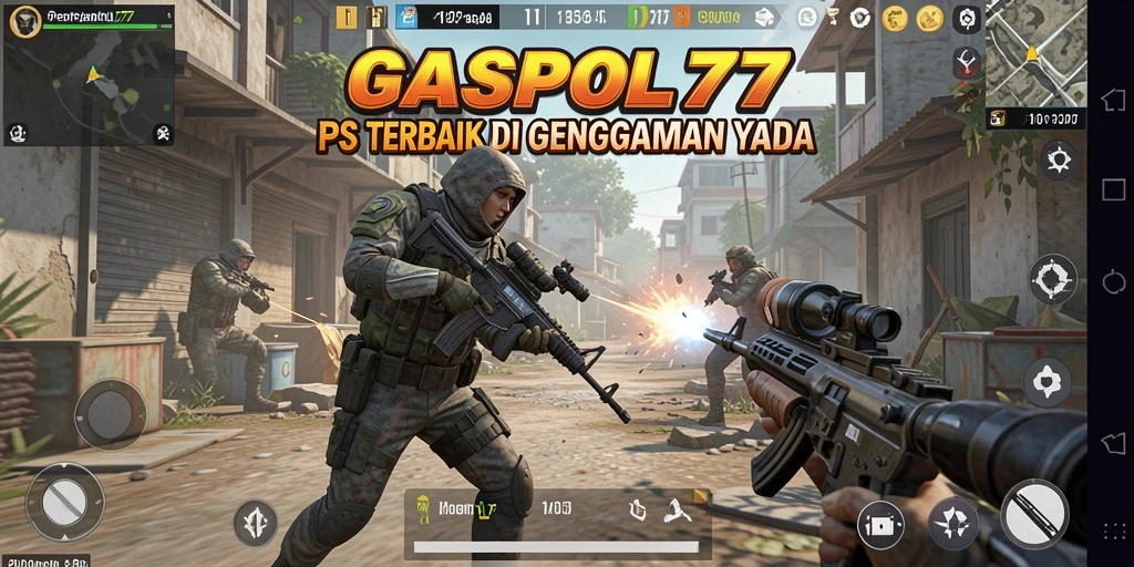 Tampilan seru dari gameplay GASPOL77 saat pertempuran sengit.