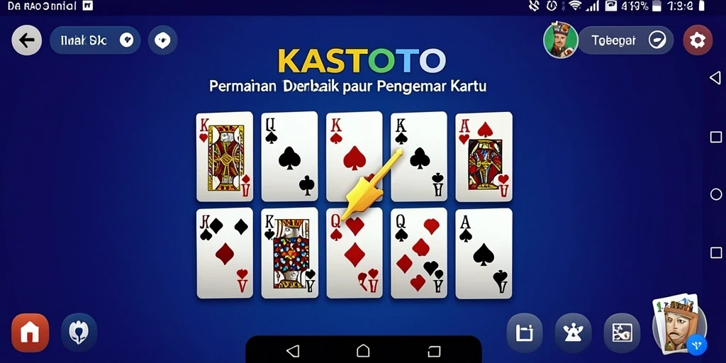 Screenshot gameplay KASTOTO dengan visual menarik dan interaksi pemain.