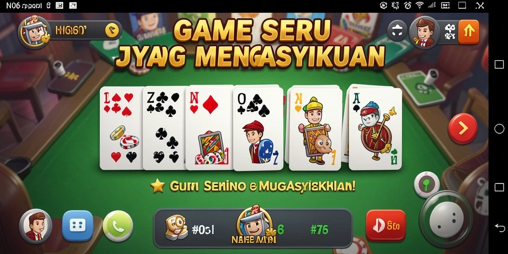 Tangkapan layar N06 menunjukkan gameplay yang seru dan interaktif.
