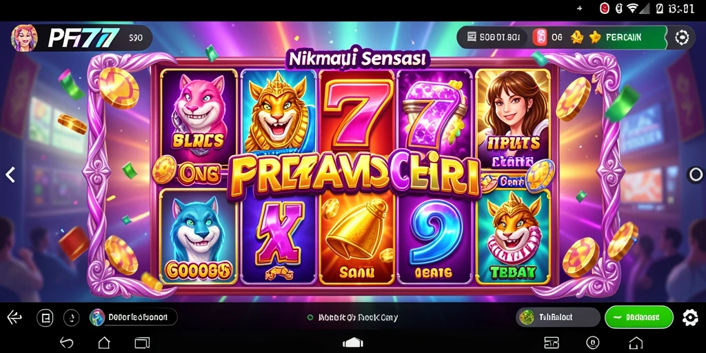 Tampilkan gameplay menarik PF777 dengan fitur Slot yang seru.