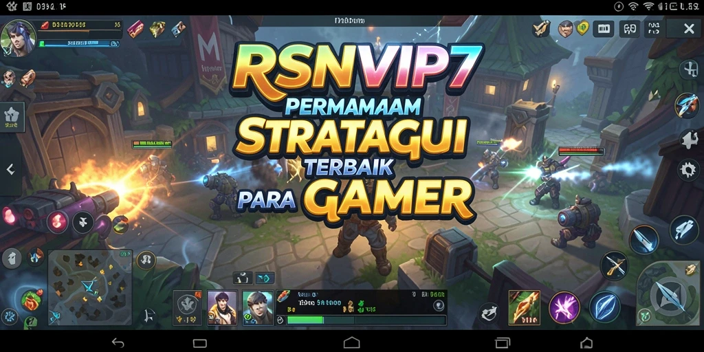 Screenshot RSNVIP7 menampilkan aksi pertempuran strategi yang mendebarkan.