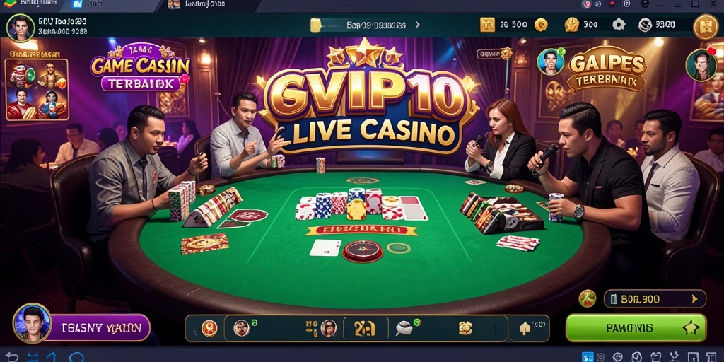 Gameplay seru dengan dealer live di SVIP10.