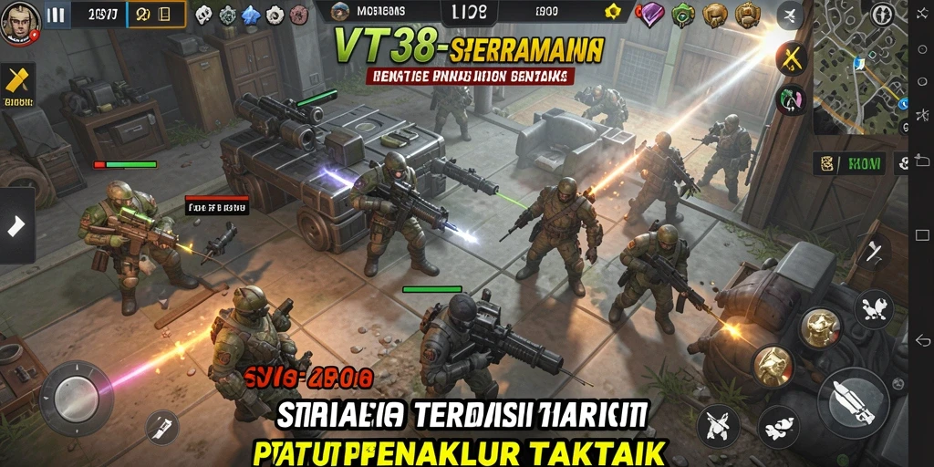 Tampilan gameplay strategis yang mendebarkan di VT38.